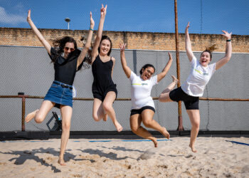 Team Building na areia